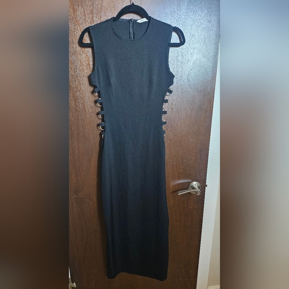 ZARA Side Ring Cutout midi dress - Picture 4 of 8